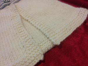 love the garter stitch bands