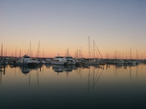 Sunset over the Harbour
