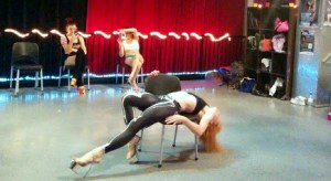 Our teacher demonstrates!