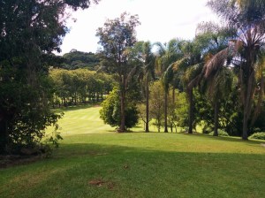 The first hole at Teven Golf Course