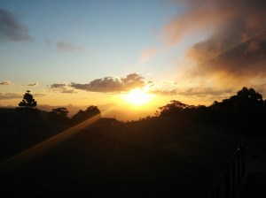 Sunset over the ranges 