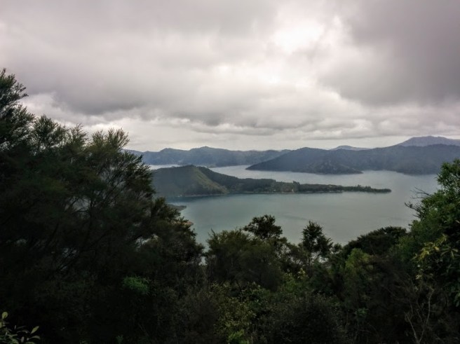 The light is trying to break through