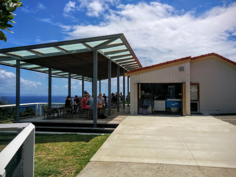 view of the deck at lighthouse cafe