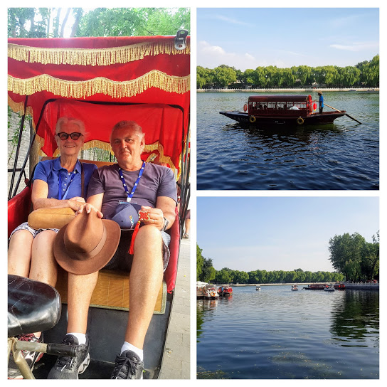 lake in bejing and hutong tour